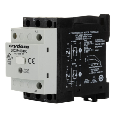 Sensata / Crydom DRC Series Solid State Contactor, 3-Pole, 32 mA, 3NO, 30 Vdc