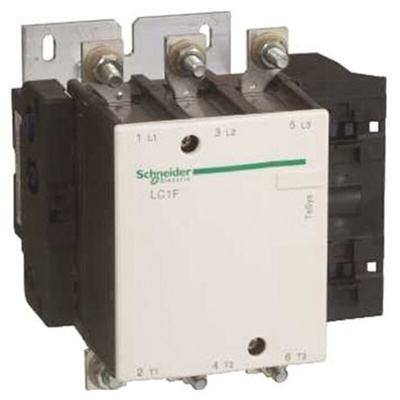Schneider Electric LC1F Series Contactor, 380 V ac Coil, 3-Pole, 265 A, 3NO