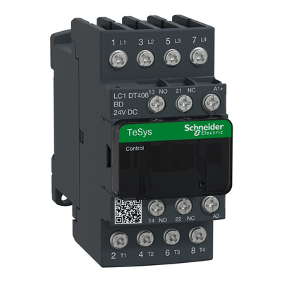Schneider Electric LC1D Series Contactor, 4-Pole, 40 A, 4NO