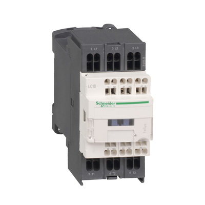 Schneider Electric LC1D Series Contactor, 230 V ac Coil, 3-Pole, 18.5 kW, 3NO