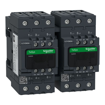 Schneider Electric LC2D Series Contactor, 230 V ac Coil, 3-Pole, 37 kW, 300 V dc, 690 V ac