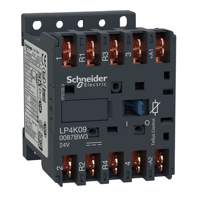 Schneider Electric LP4K Series Contactor, 24 V dc Coil, 4-Pole, 20 A, 2NO + 2NC, 690 V ac