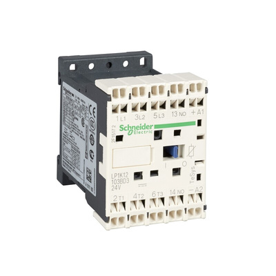 Schneider Electric LP4K Series Contactor, 24 V dc Coil, 3-Pole, 20 A, 4 kW, 3NO, 690 V ac