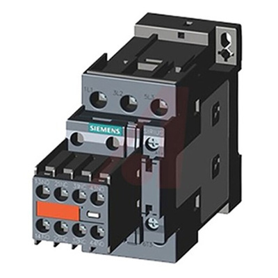 Siemens 3RT2 Series Contactor, 24 V dc Coil, 3-Pole, 16 A, 7.5 kW, 3NO, 400 V ac