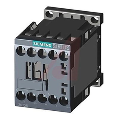 Siemens 3RT2 Series Contactor, 24 V dc Coil, 4-Pole, 16 A, 7.5 kW, 2NO + 2NC, 400 V ac