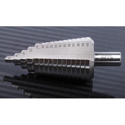 RS PRO HSS Step Drill Bit 6mm x 40mm