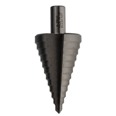 RS PRO HSS Step Drill Bit 6mm x 36mm