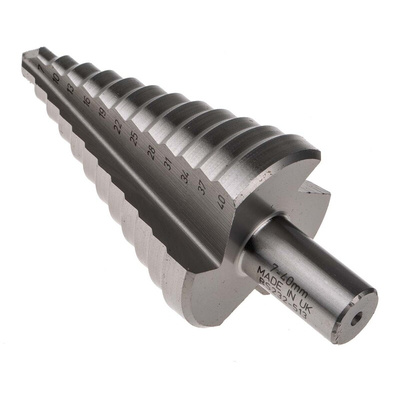 RS PRO HSS Step Drill Bit 7mm x 37mm