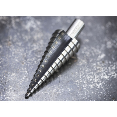 RS PRO HSS Step Drill Bit 4mm x 30mm