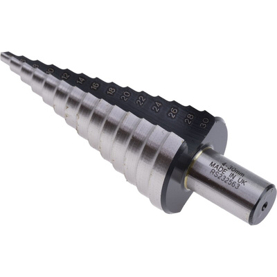 RS PRO HSS Step Drill Bit 4mm x 30mm
