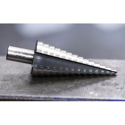 RS PRO HSS Step Drill Bit 4mm x 30mm