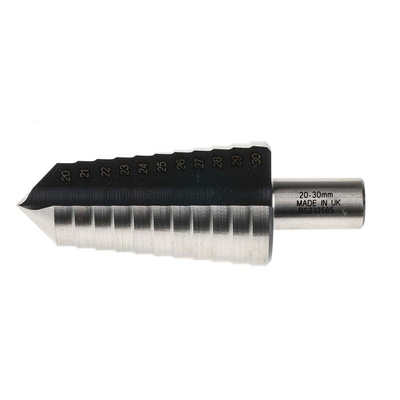 RS PRO HSS Step Drill Bit 20mm x 30mm