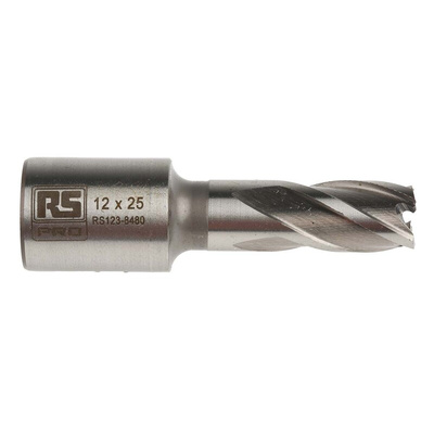 RS PRO HSS 12mm Cutting Diameter Magnetic Drill Bit