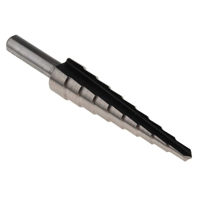 RS PRO HSS Step Drill Bit 4mm x 12mm