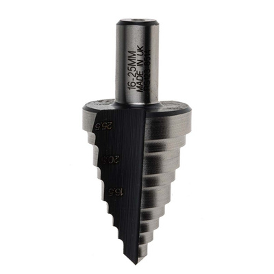 RS PRO HSS Step Drill Bit 16mm x 25mm