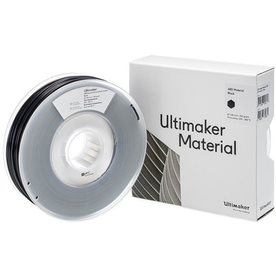 Ultimaker 2.85mm Black ABS 3D Printer Filament, 750g