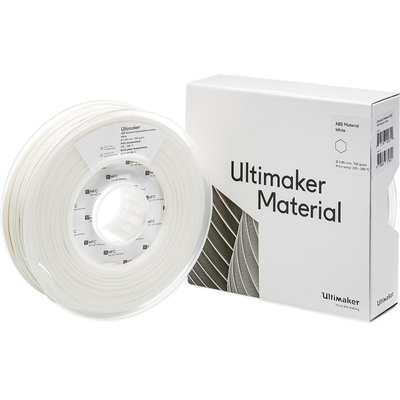 Ultimaker 2.85mm White ABS 3D Printer Filament, 750g