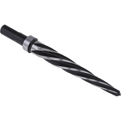 RS PRO Morse Taper Shank Reamer Bit, 16mm Diameter, Tapered Flute, 167 mm Overall
