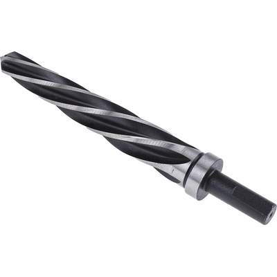 RS PRO Morse Taper Shank Reamer Bit, 22mm Diameter, 184 mm Overall