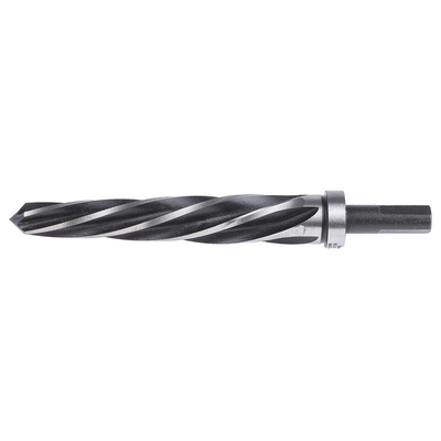 RS PRO Morse Taper Shank Reamer Bit, 22mm Diameter, 184 mm Overall