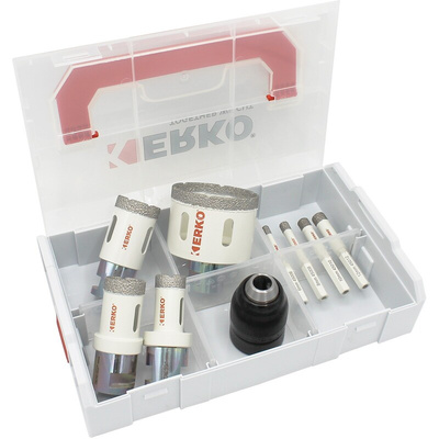 ERKO Diamond 6 mm, 8 mm, 10 mm, 12 mm, 22 mm, 29 mm, 35 mm, 68 mm Hole Saw