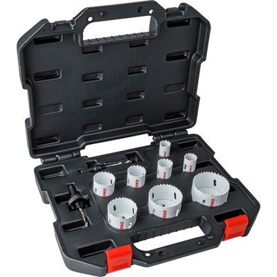 ERKO Bimetal 22 mm, 25 mm, 29 mm, 35 mm, 40 mm, 51 mm, 60 mm, 67 mm Twist Drill Bit Set