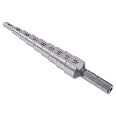 EXACT HSS Step Drill Bit 4mm x 12mm