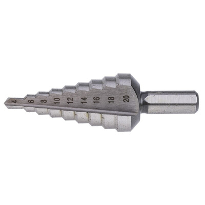 EXACT HSS Step Drill Bit 4mm x 20mm