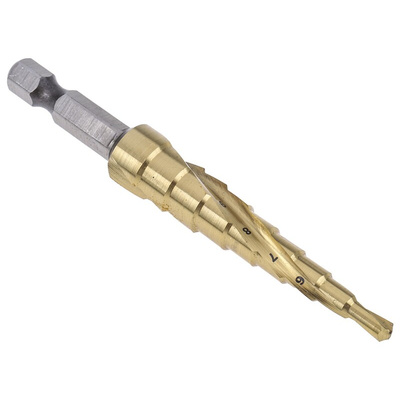 DeWALT HSS Step Drill Bit 6mm x 12mm