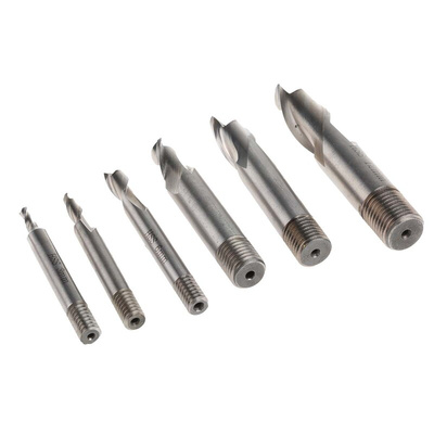 RS PRO Screwed Slot Drill Set, 3 mm, 4 mm, 6 mm, 8 mm, 10 mm, 12 mm Cut Diameter