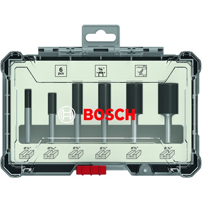Bosch 6 piece Router Bit Set