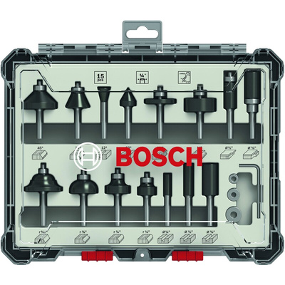 Bosch 15 piece Router Bit Set