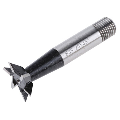 RS PRO 67 mm HSS Standard Dovetail Cutter 45° 25mm Diameter