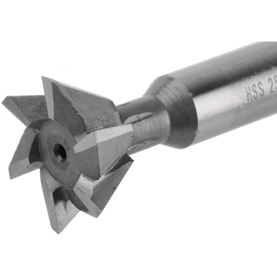 RS PRO 67 mm HSS Standard Dovetail Cutter 60° 25mm Diameter