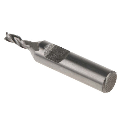 RS PRO End Mill, 2.5mm Cutter, HSS, 6 mm Shank, 6.5mm Cut