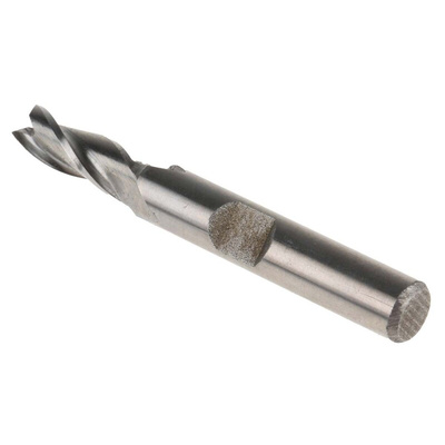 RS PRO End Mill, 5mm Cutter, HSS, 6 mm Shank, 12.5mm Cut