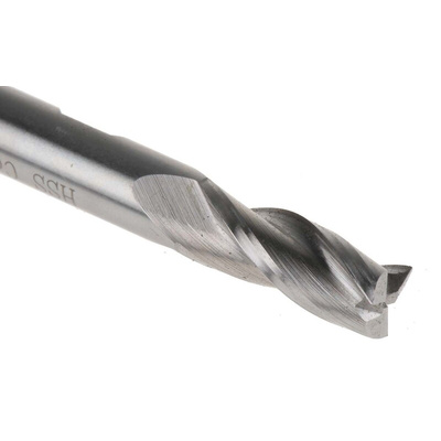 RS PRO End Mill, 6mm Cutter, HSS, 6 mm Shank, 16mm Cut
