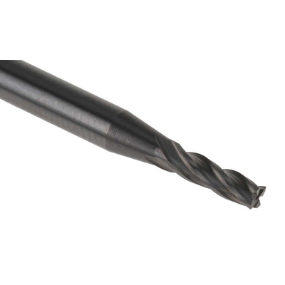 Dormer End Mill, 2mm Cutter, Solid Carbide, 3 mm Shank, 6mm Cut
