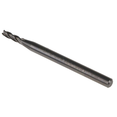 Dormer End Mill, 2mm Cutter, Solid Carbide, 3 mm Shank, 6mm Cut