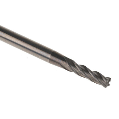 Dormer End Mill, 2.5mm Cutter, Solid Carbide, 3 mm Shank, 9mm Cut