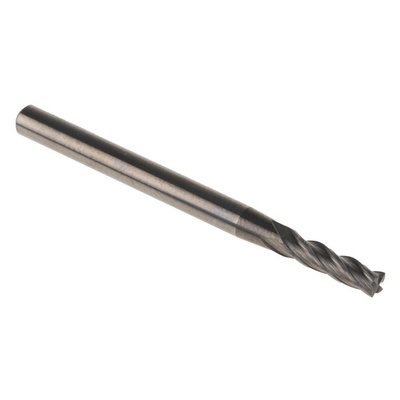 Dormer End Mill, 2.5mm Cutter, Solid Carbide, 3 mm Shank, 9mm Cut