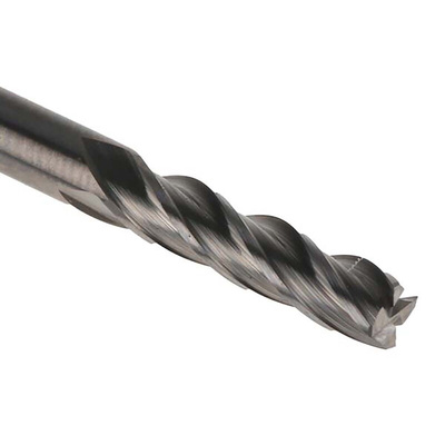 Dormer End Mill, 3mm Cutter, Solid Carbide, 3 mm Shank, 12mm Cut