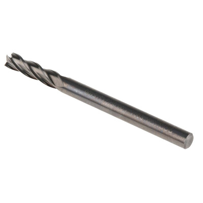 Dormer End Mill, 4mm Cutter, Solid Carbide, 4 mm Shank, 14mm Cut