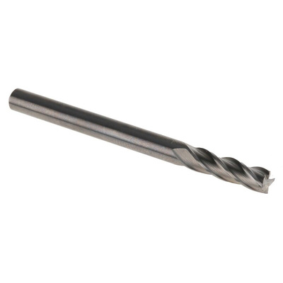 Dormer End Mill, 4mm Cutter, Solid Carbide, 4 mm Shank, 14mm Cut