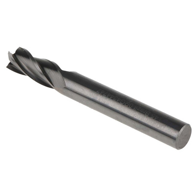 Dormer End Mill, 8mm Cutter, Solid Carbide, 8 mm Shank, 19mm Cut