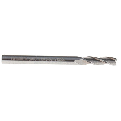 Dormer Plain Slot Drill, 4mm Cut Diameter