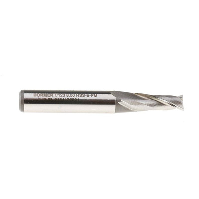 Dormer Plain Slot Drill, 8mm Cut Diameter