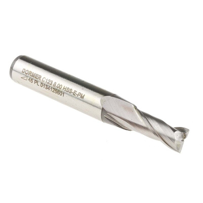 Dormer Plain Slot Drill, 8mm Cut Diameter