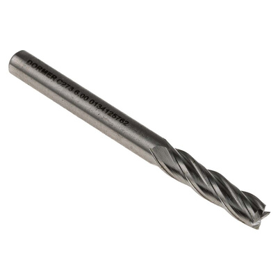 Dormer End Mill, 6mm Cutter, HSCo, 6 mm Shank, 24mm Cut