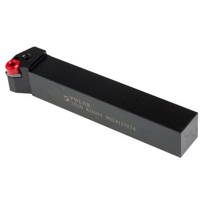 Pramet PWLN(RL) EXT Series Lathe Tool Holder for Use with WNMG 0604, 20mm Height, 95° Approach, 125mm Length